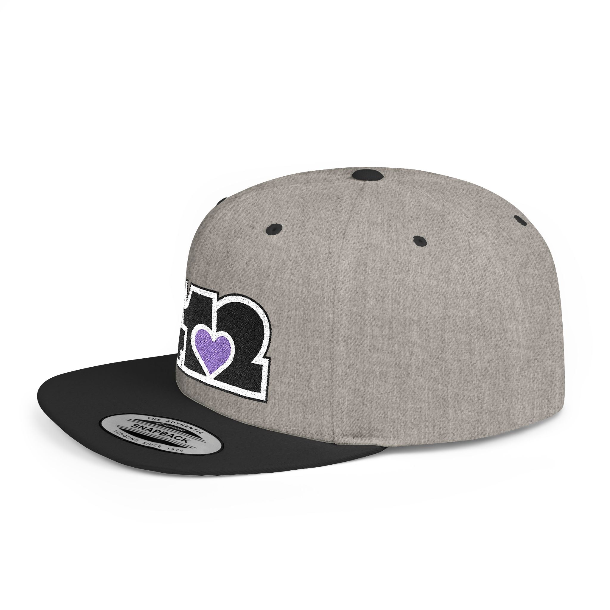 Pittsburgh 412 Black & Purple Embroidered Flat Bill Snapback Hat