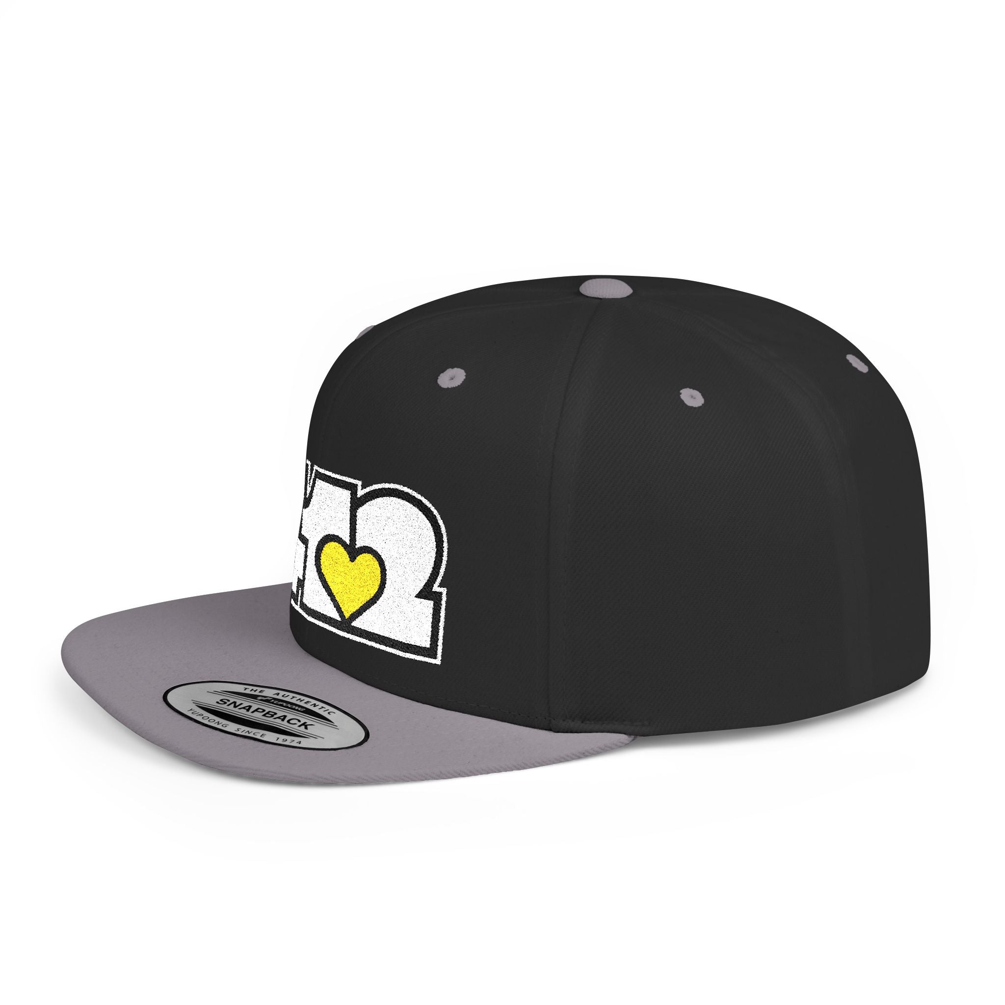 Pittsburgh 412 White & Yellow Embroidered Flat Bill Snapback Hat