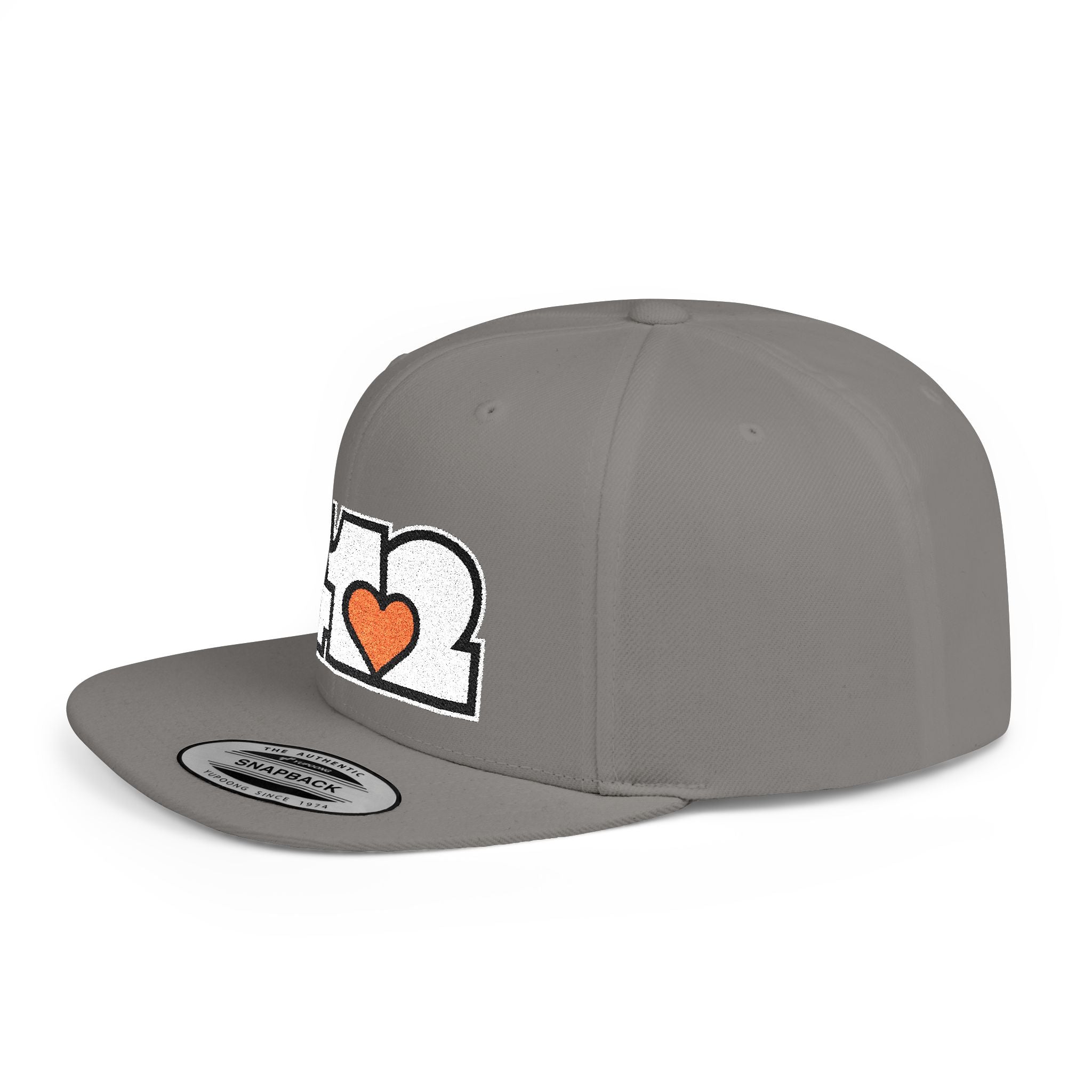 Pittsburgh 412 White & Orange Embroidered Flat Bill Snapback Hat