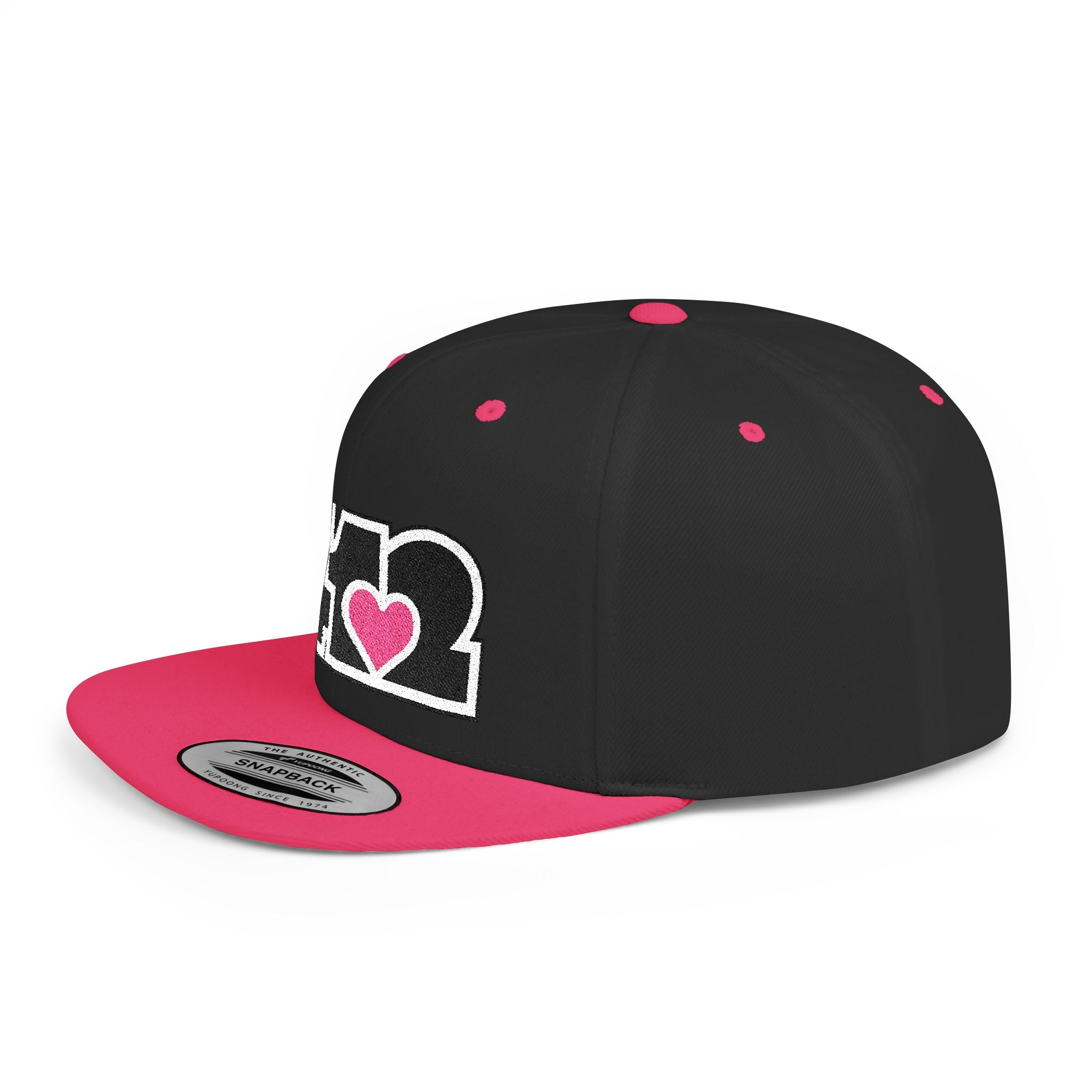 Pittsburgh 412 Black & Pink Embroidered Flat Bill Snapback Hat