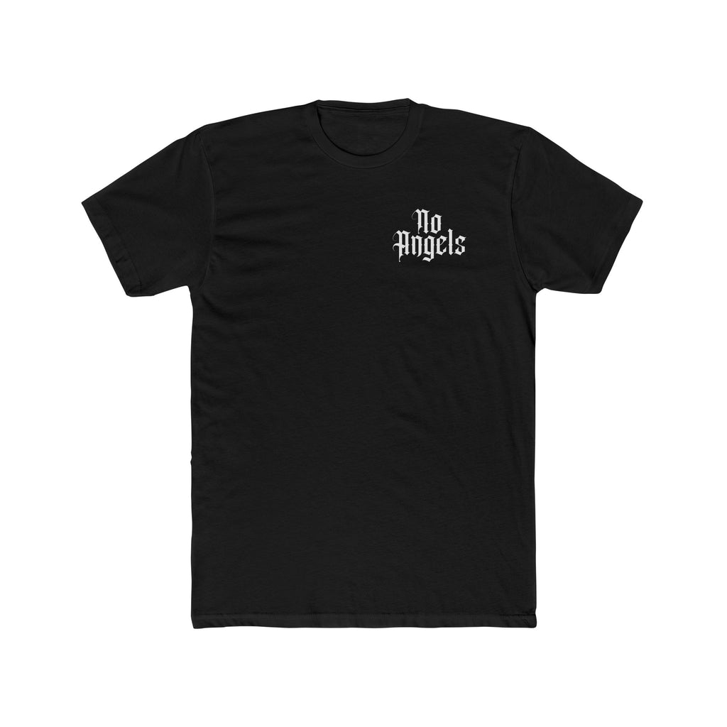 No Angels — Gothic Angel Statue Graphic T-Shirt