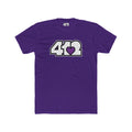 Pittsburgh Signature White Purple 412 Unisex T-Shirt