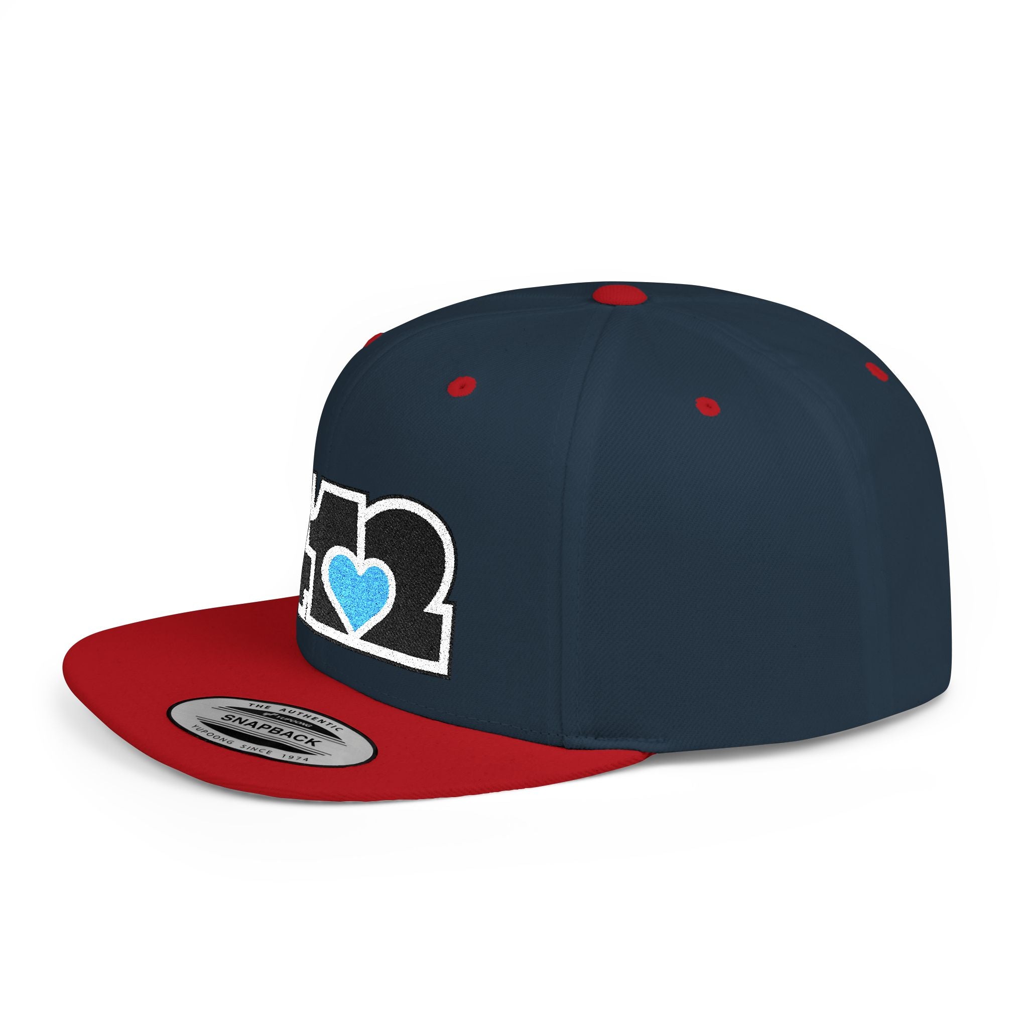 Pittsburgh 412 Black & Blue Embroidered Flat Bill Snapback Hat