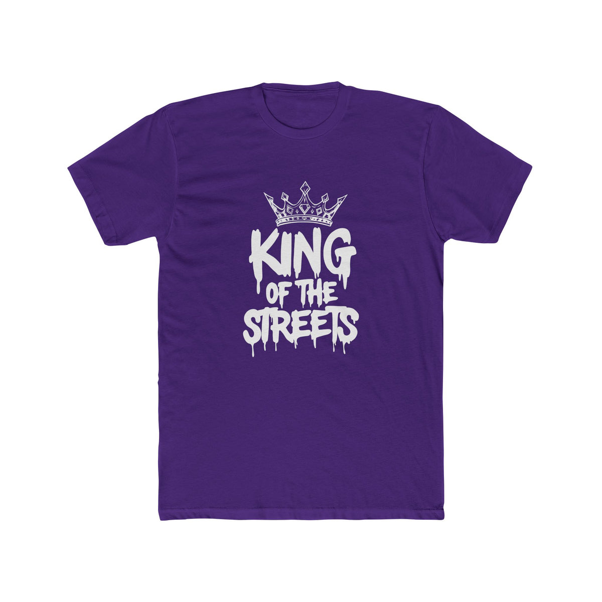 King of the Streets — Urban Graffiti Crown Graphic Tee