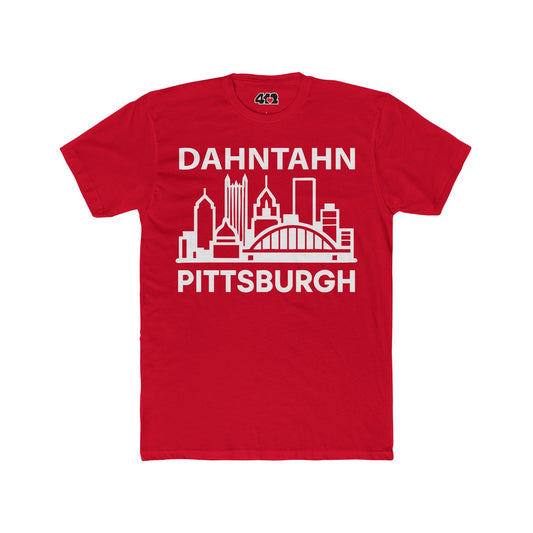 Dahntahn Pittsburgh Adult Tee -  White Logo