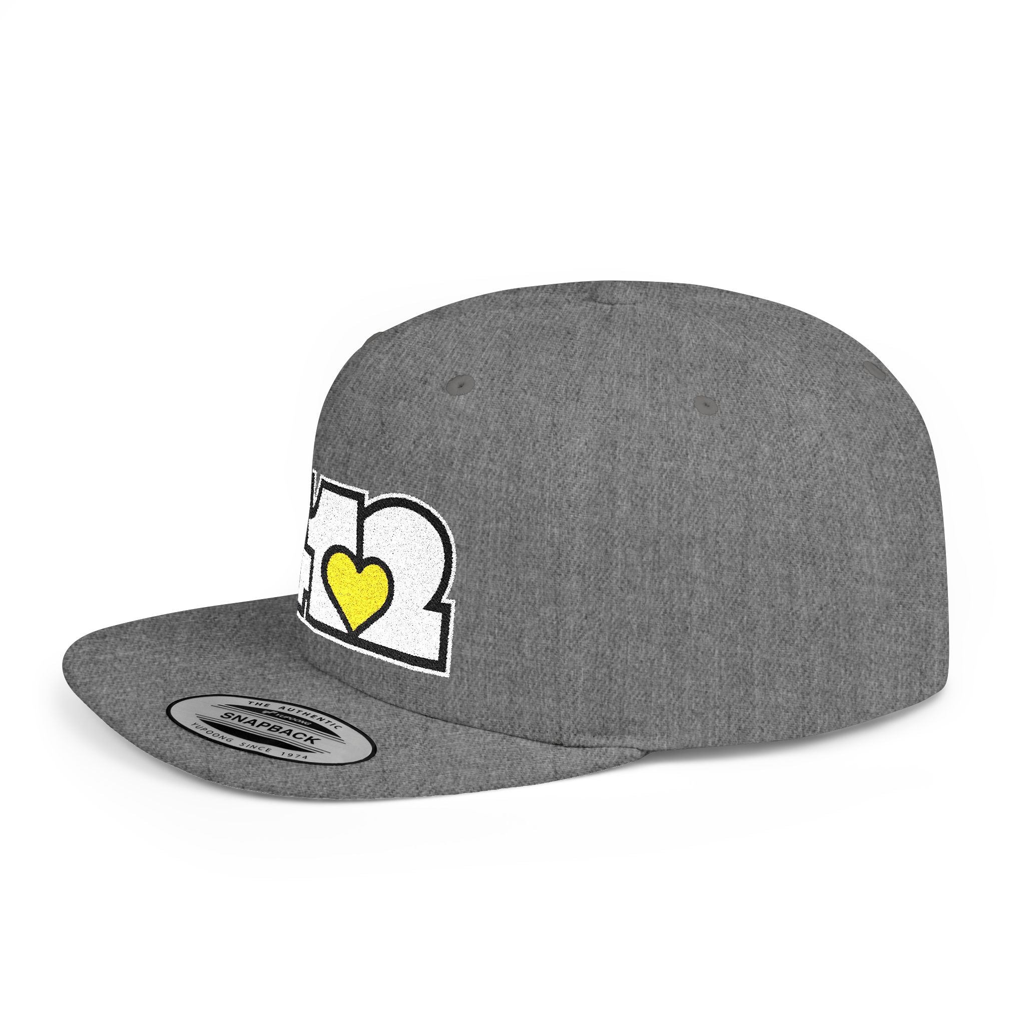 Pittsburgh 412 White & Yellow Embroidered Flat Bill Snapback Hat