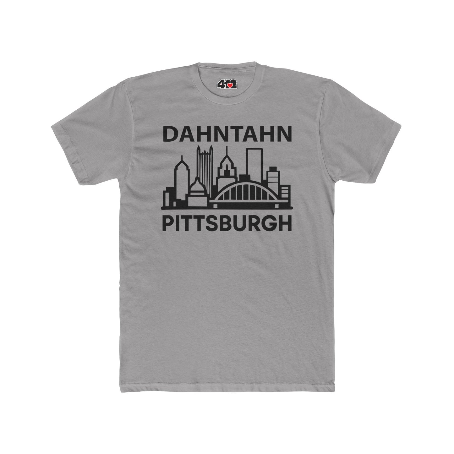 Dahntahn Pittsburgh Adult Tee -  Black Logo