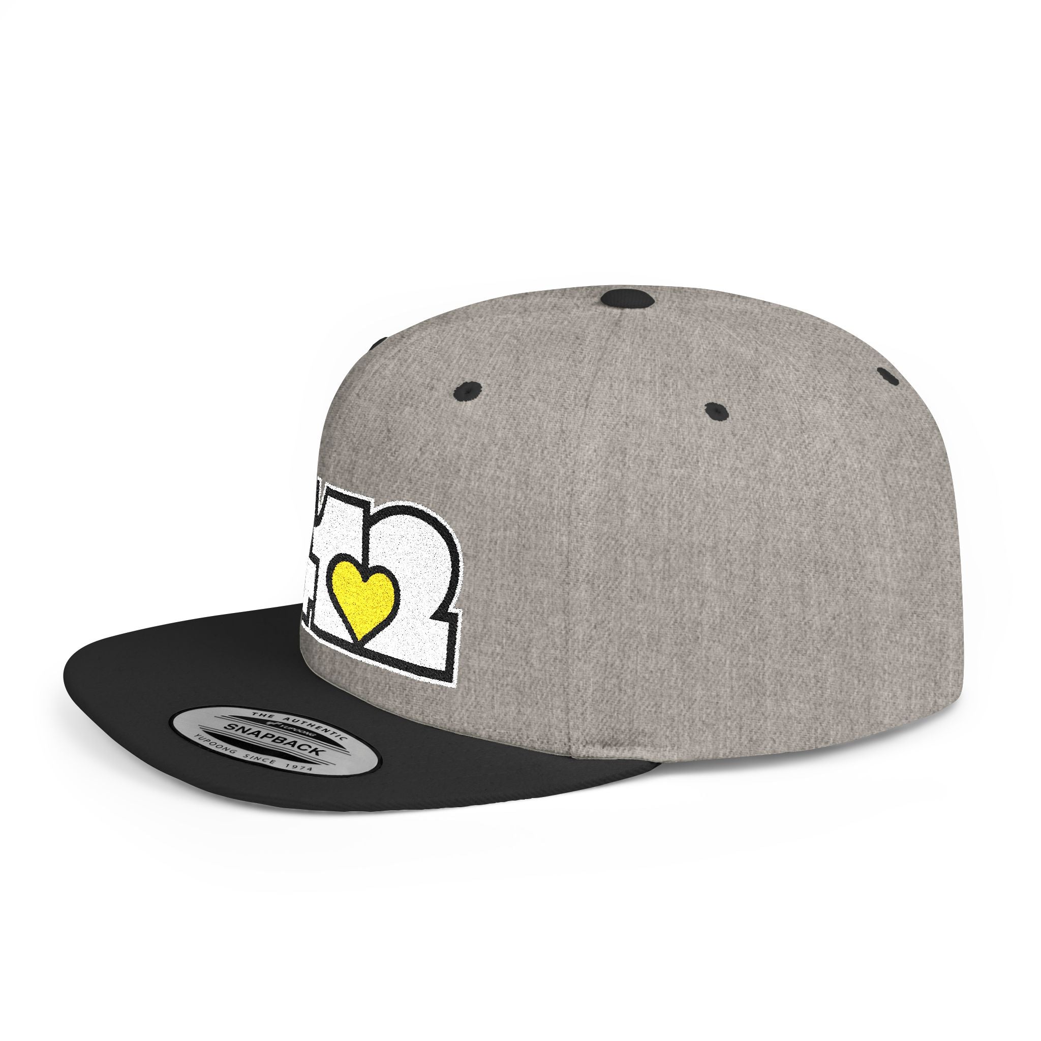 Pittsburgh 412 White & Yellow Embroidered Flat Bill Snapback Hat