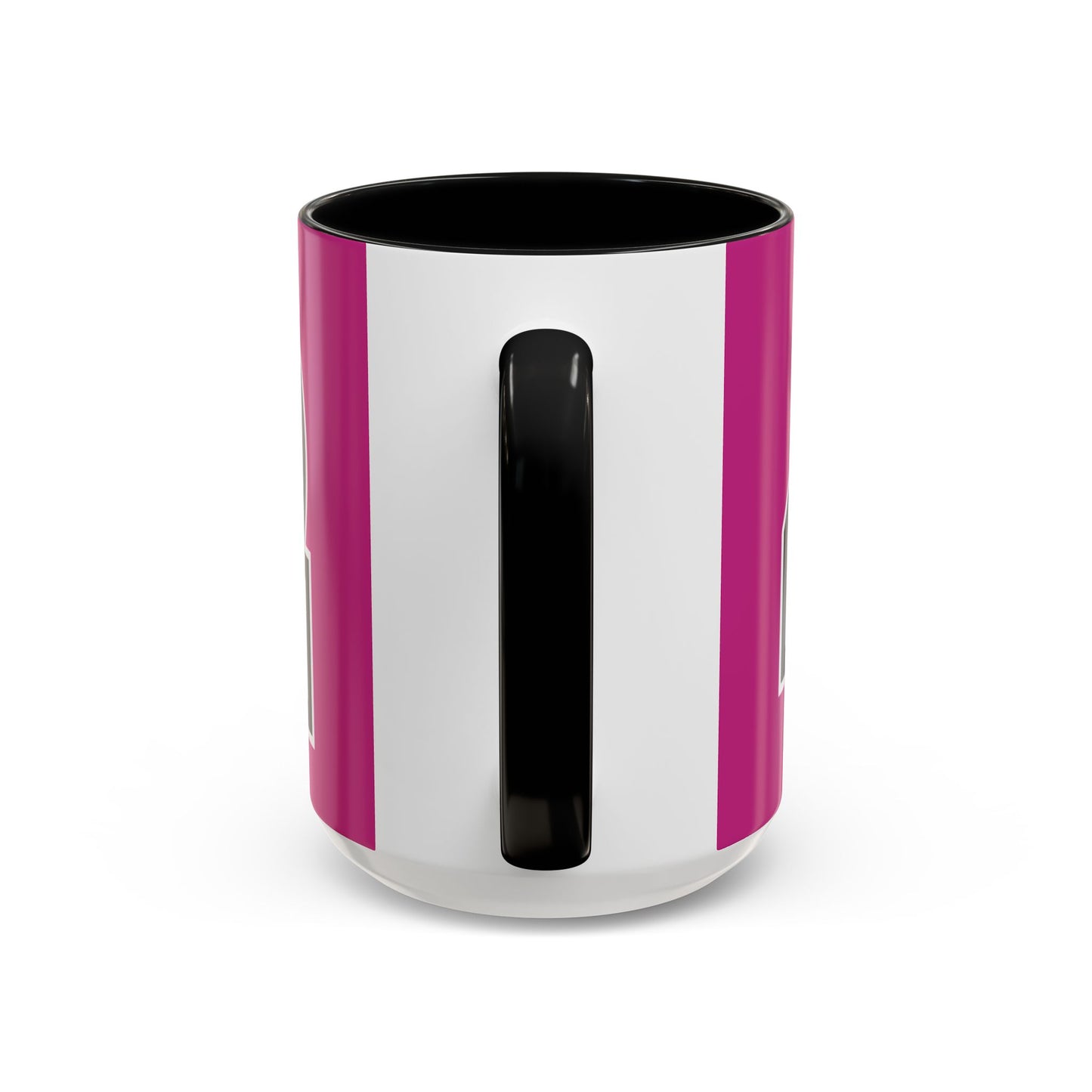 412 Collectible Mug - Pink Heart, White Logo