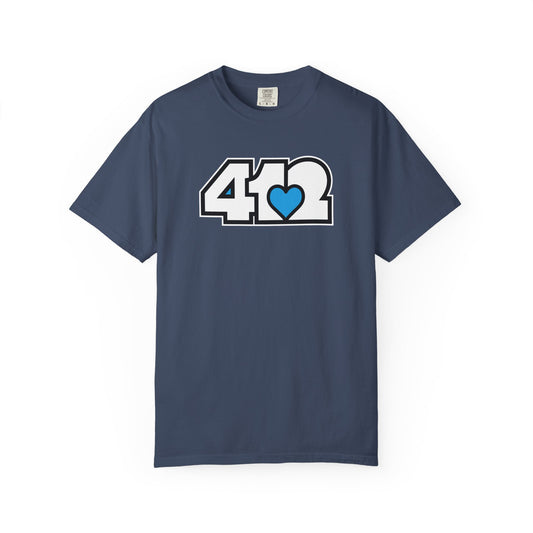 Blue Heart Adult T-Shirt