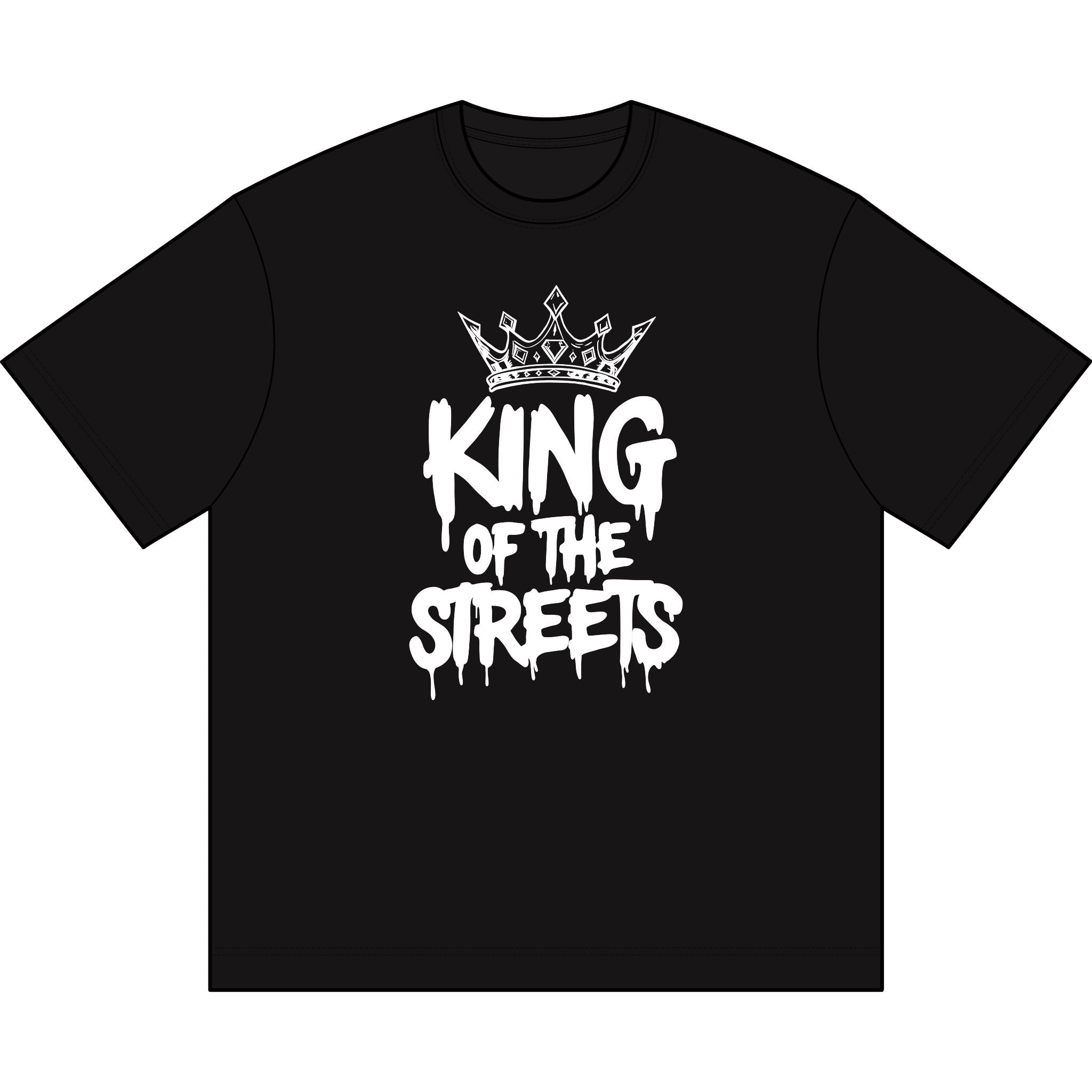 King of the Streets — Urban Crown Streetwear Oversized Tee