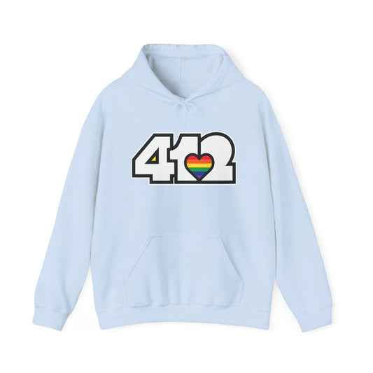 Rainbow Heart Adult Hoodie