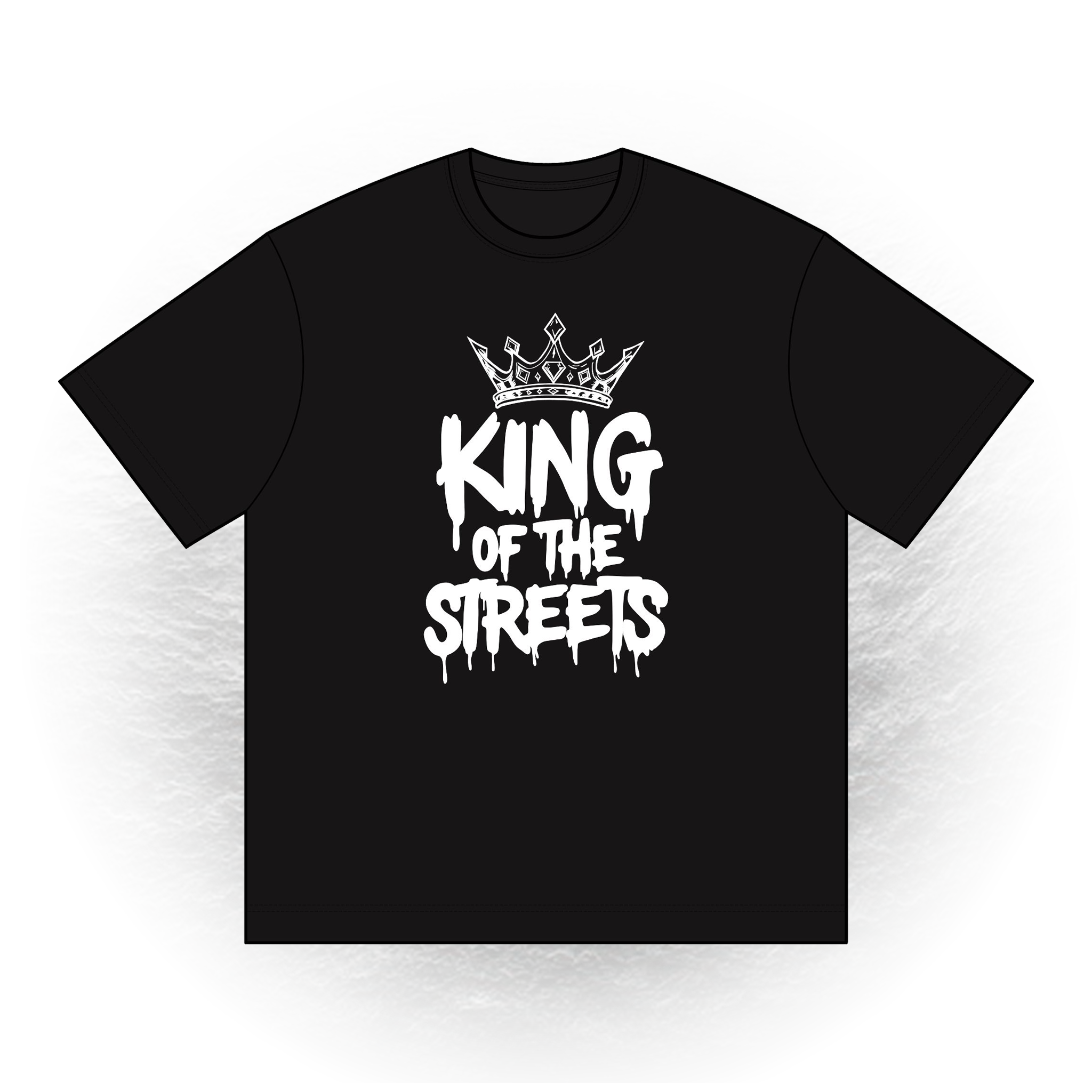 King of the Streets — Urban Crown Streetwear Oversized Tee