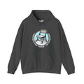 Pittsburgh Hoodie | Respect The Chair. Apparel Color: Dark Heather. 50/50 cotton-poly blend, cozy fit, kangaroo pocket, adjustable drawstring hood.
