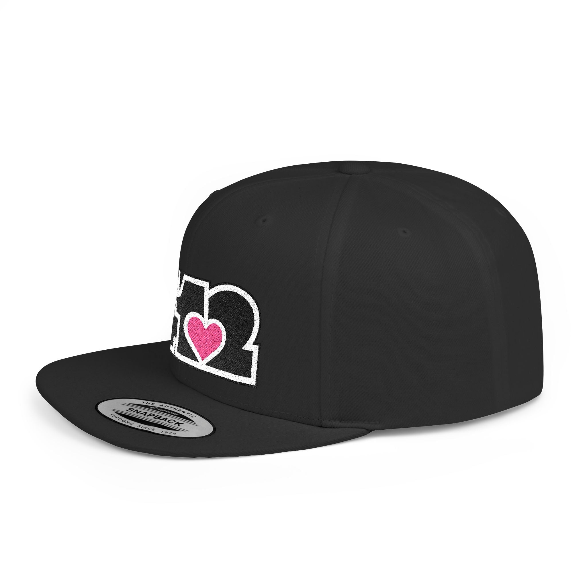 Pittsburgh 412 Black & Pink Embroidered Flat Bill Snapback Hat