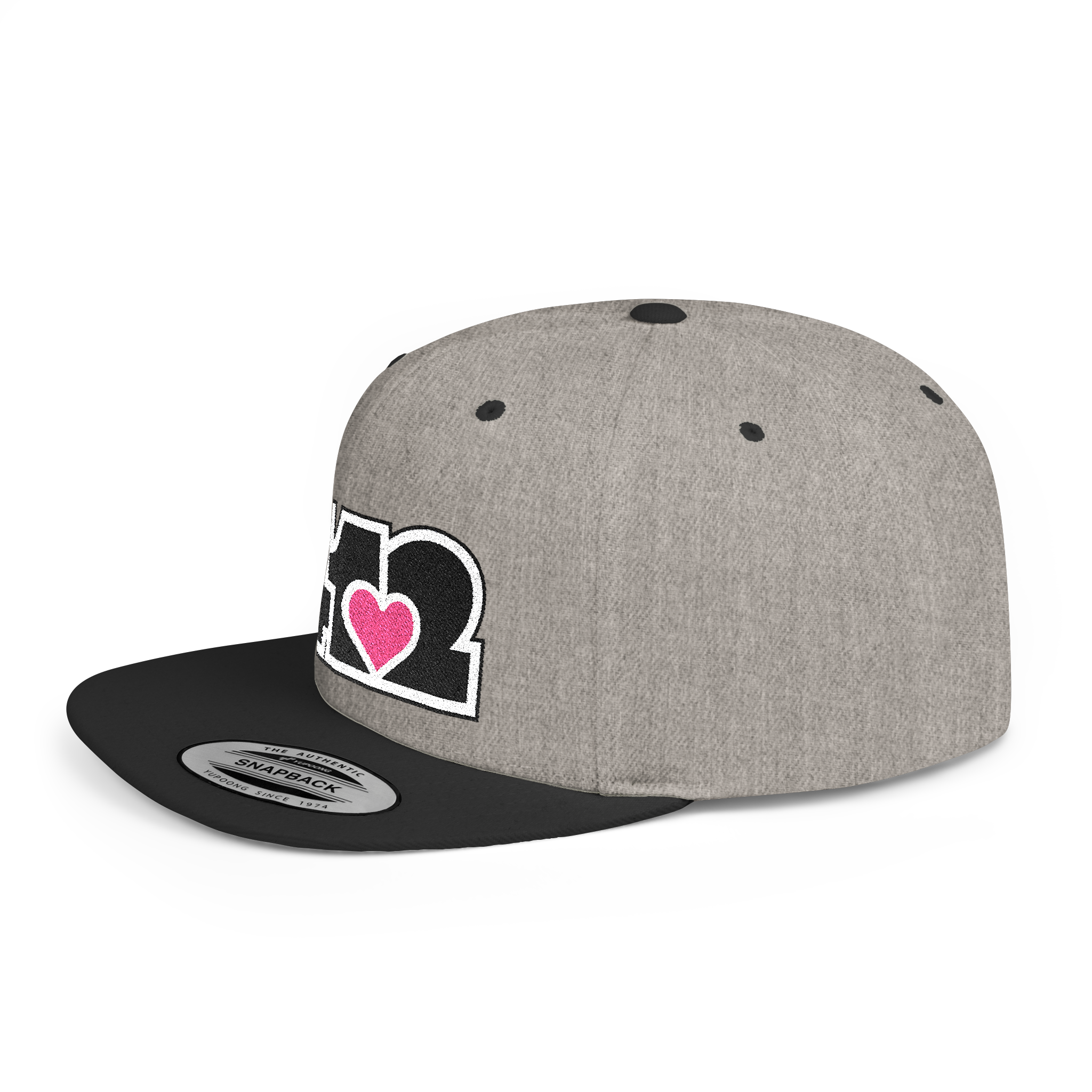 Pittsburgh 412 Black & Pink Embroidered Flat Bill Snapback Hat