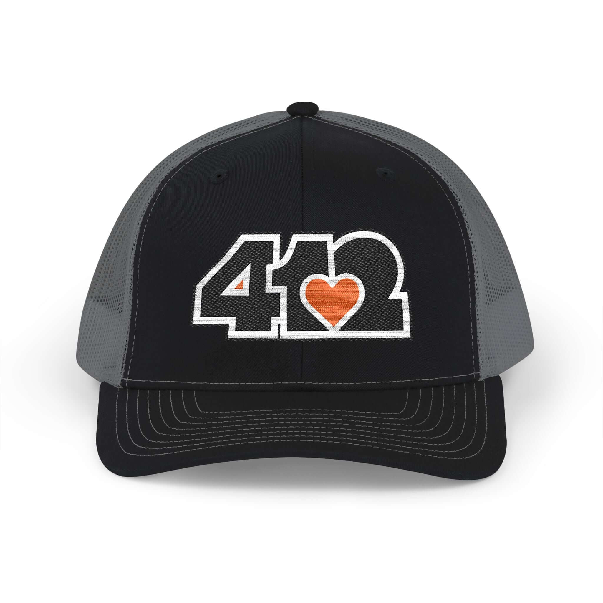 Snapback Hat | Embroidered Black and Orange 412 Logo. Apparel Size: One size. A comfy mid-profile adjustable fit for everyday flair