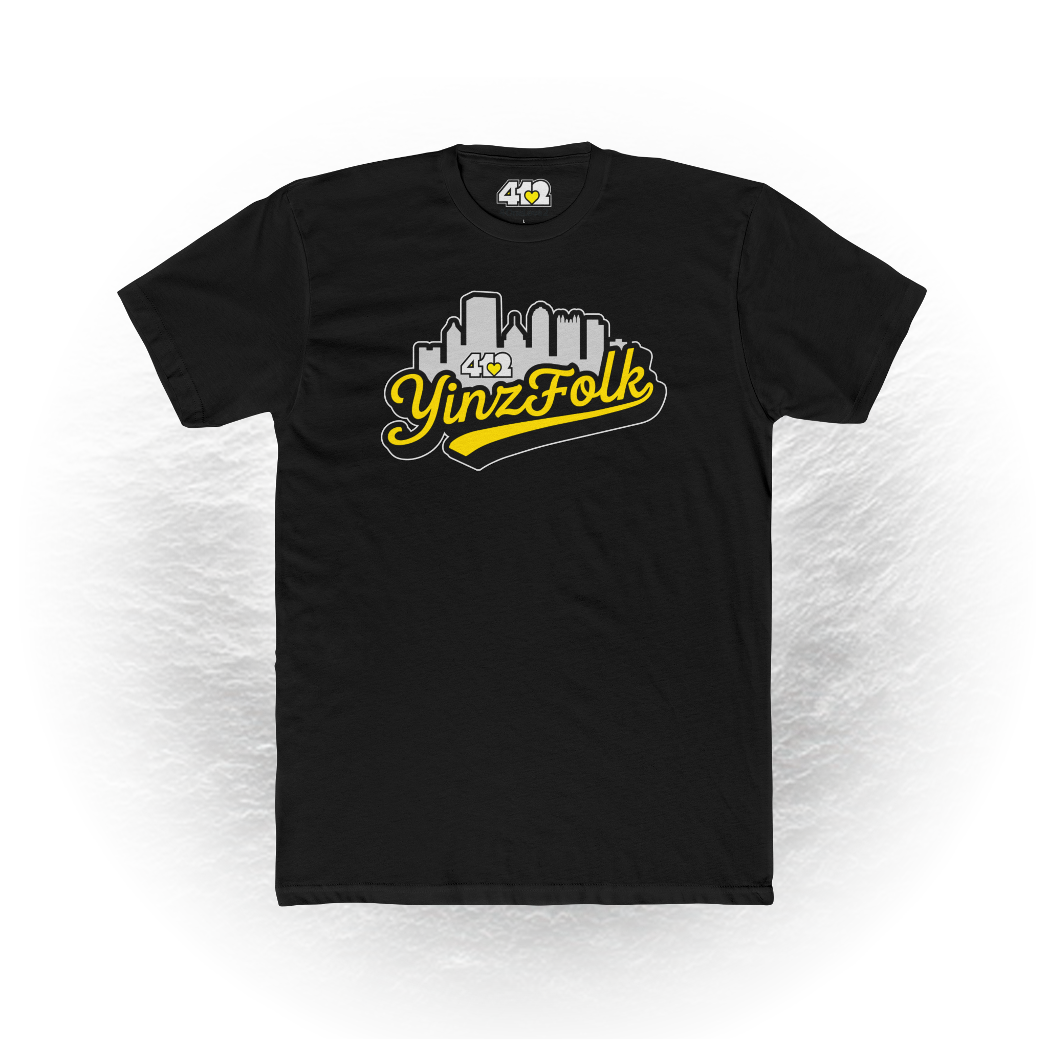 Yinz Folk T-Shirt – heather-gray – T-Shirts – 4OneLove2